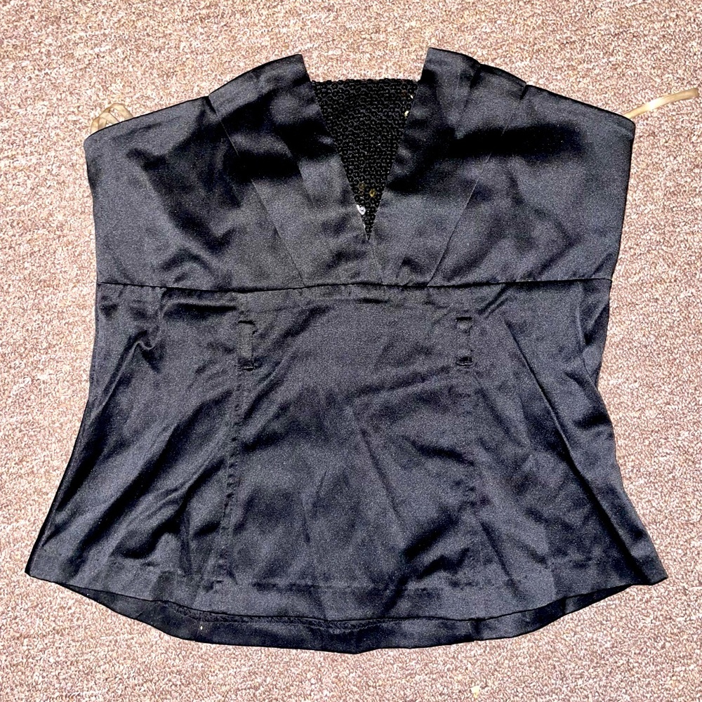 Y2K Have & Have Bustier sequined corset top